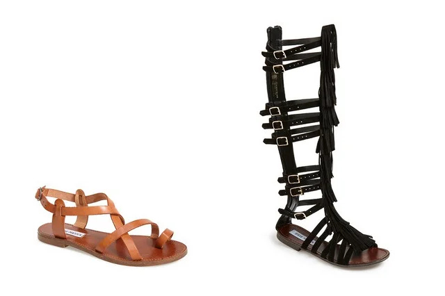 Sandały Steve Madden - cena: ok. 240 PLN oraz ok. 400 PLN.