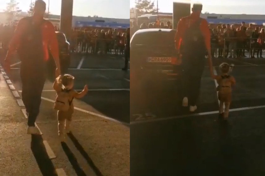 Robert Lewandowski zamieścił urocze wideo z córeczką