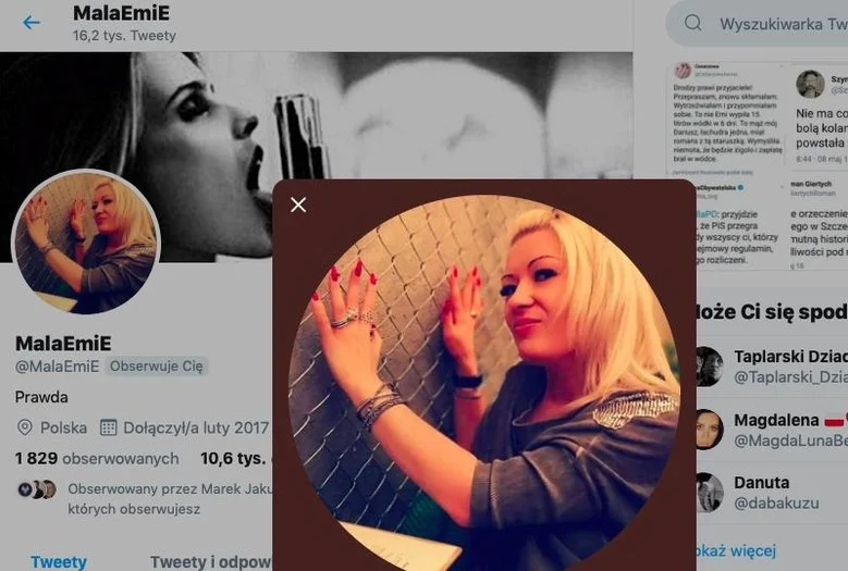 Emila S., która współpracowała z ministrem Łukaszem Piebiakiem, wydała oświadczenie.
