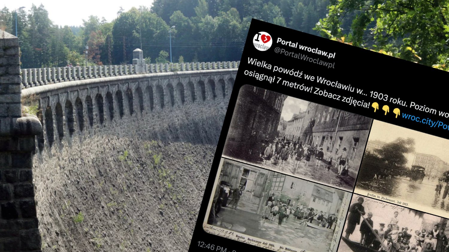 Tama w Pilchowicach. Nie tylko ona z podobnych zapór na Dolnym Śląsku ma ponad 100 lat.