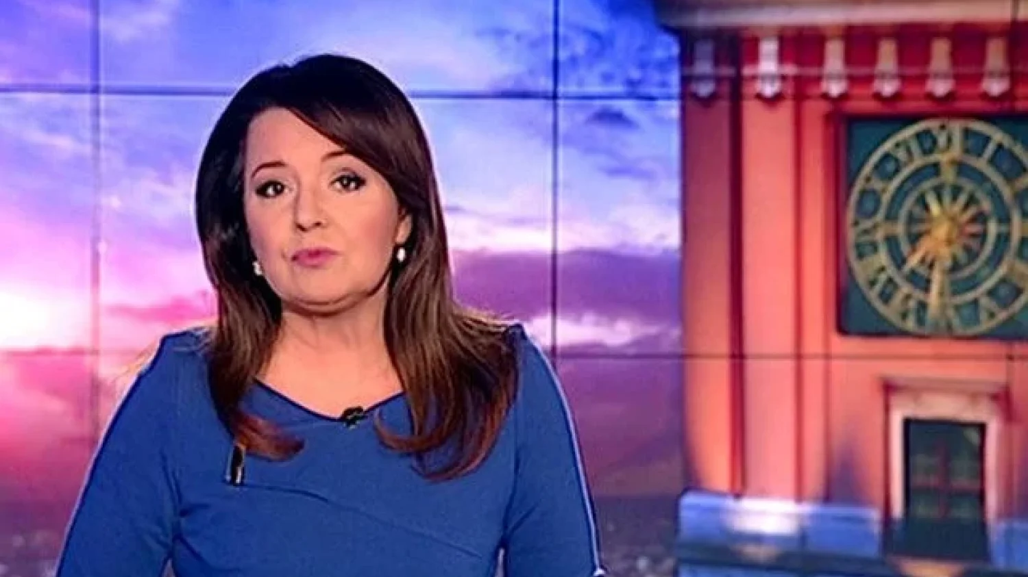 Danuta Holecka, jedna z głównych twarzy PiS w programie "Wiadomości" TVP.