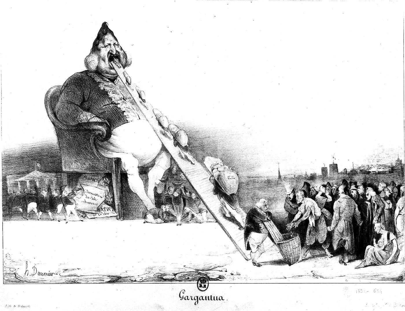 Honore Daumier /  Gargantua