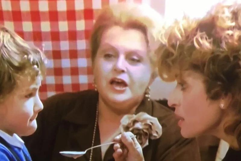 Ewa Kasprzyk na planie pierwszej części "Kogla-Mogla"