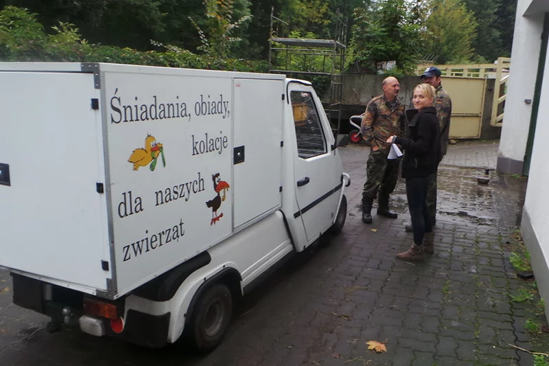 Zoo ma specjalną kuchnię, która przygotowuje jedzenie dla zwierząt