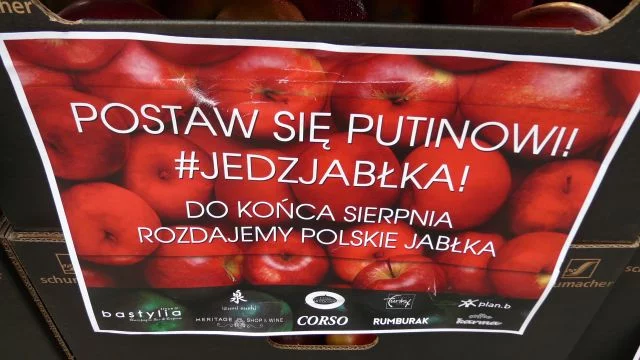 #jedzjablka na Placu Zbawiciela, Warszawa