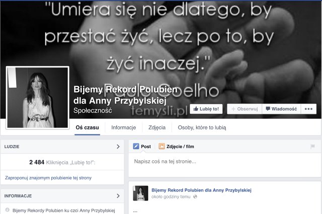 Ktoś chce żerować na śmierci Anny Przybylskiej?