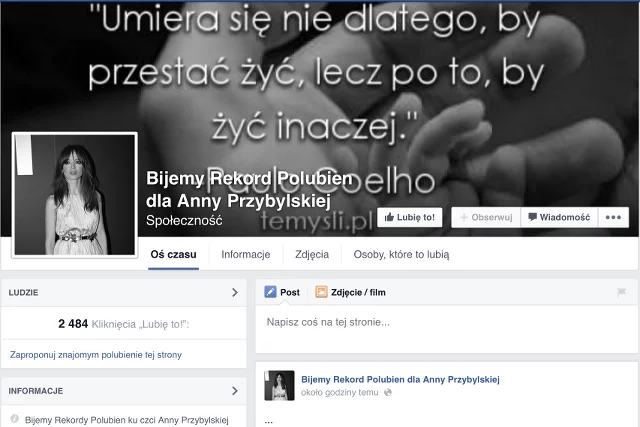 Ktoś chce żerować na śmierci Anny Przybylskiej?