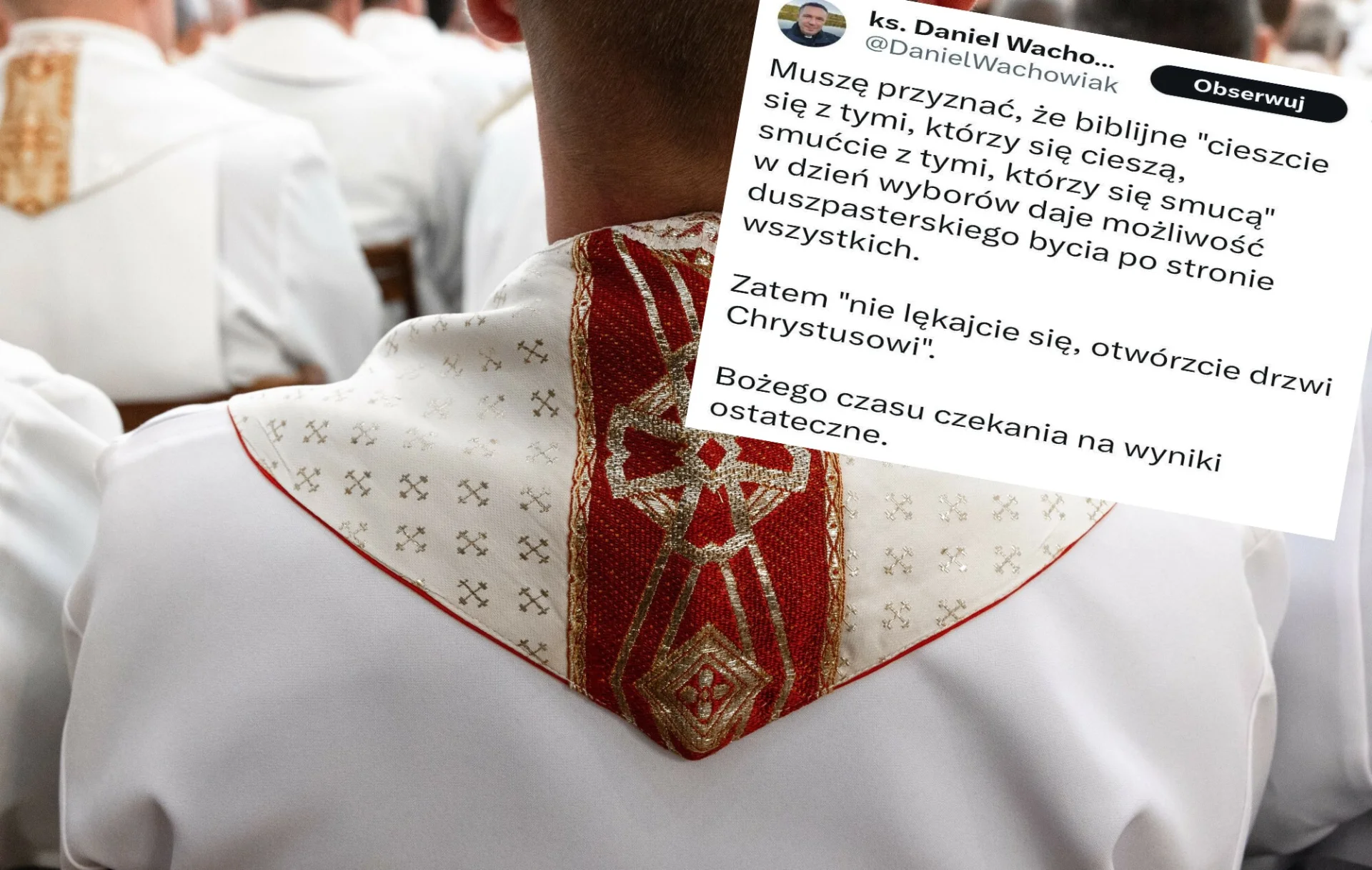 Wybory 2023. Kontrowersyjny ksiądz skomentował wyniki.