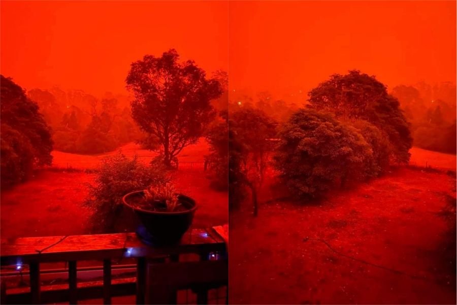 Krajobraz Australii przypomina przedsionek piekła