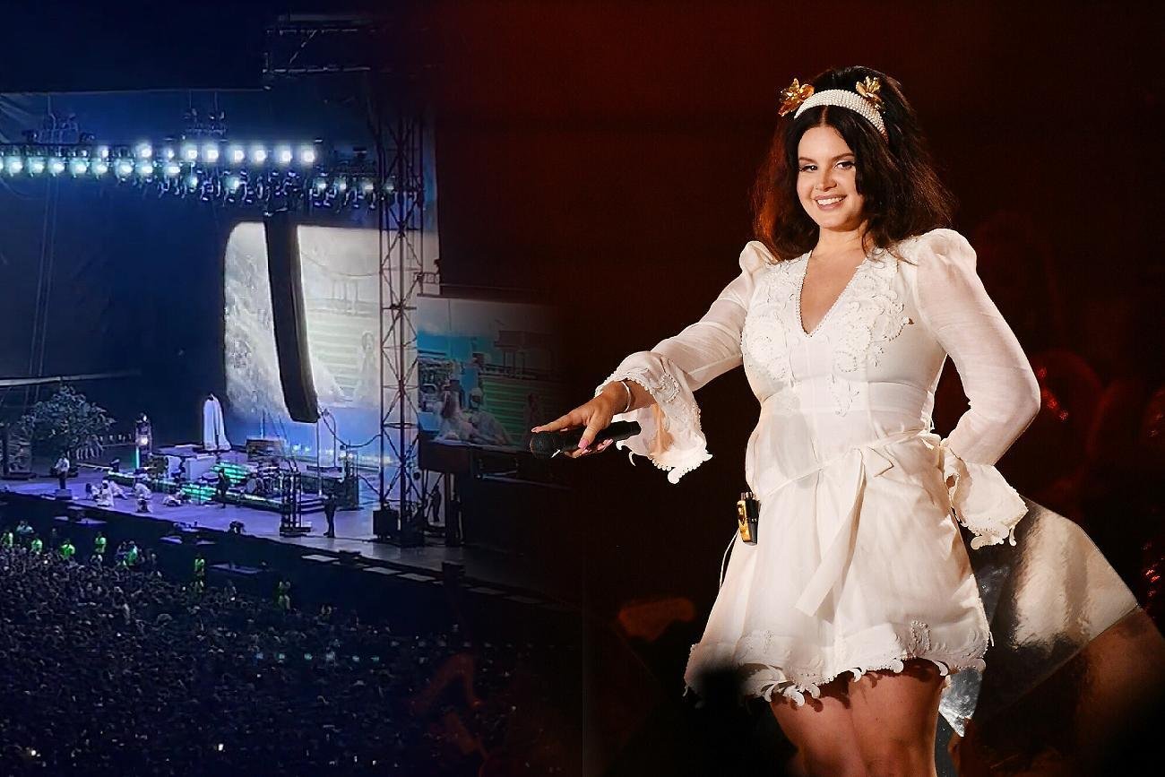 Tłum został powalony na ziemię podczas koncertu Lany Del Rey w Meksyku.