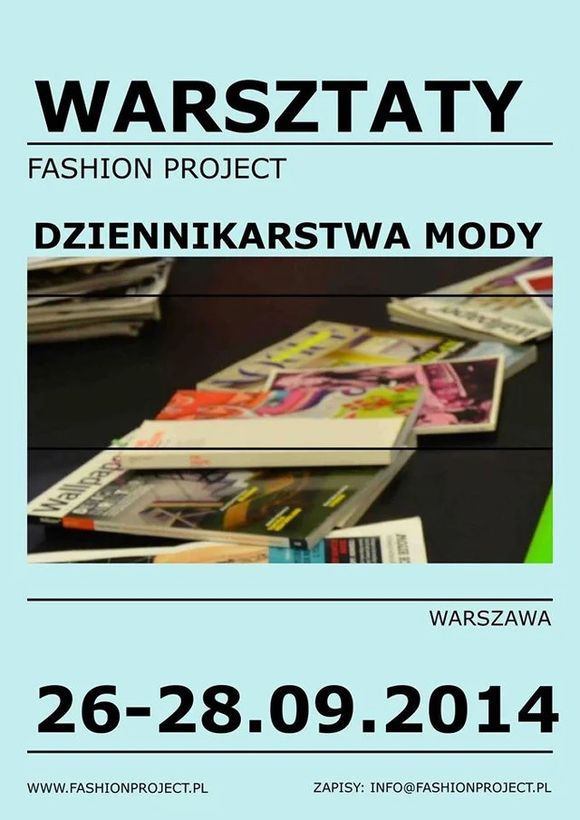 Warsztaty poprowadzą cenieni dziennikarze.