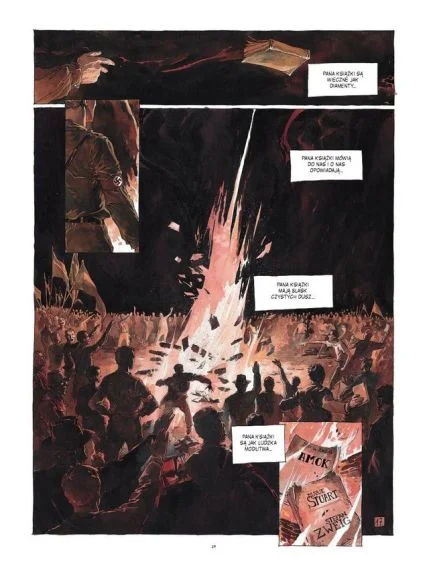 Plansza z komiksu "Ostatnie dni..."