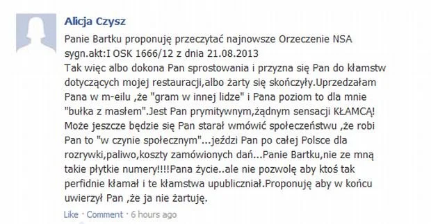 Czy Bartka czeka proces?