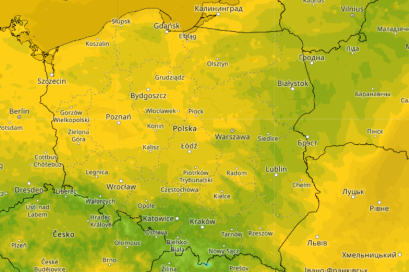 W sobotę typowa jesienna pogoda. Wszędzie pochmurnie, chłodno i deszczowo