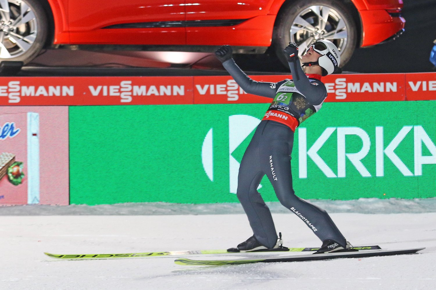 Polski skoczek narciarski Andrzej Stękała