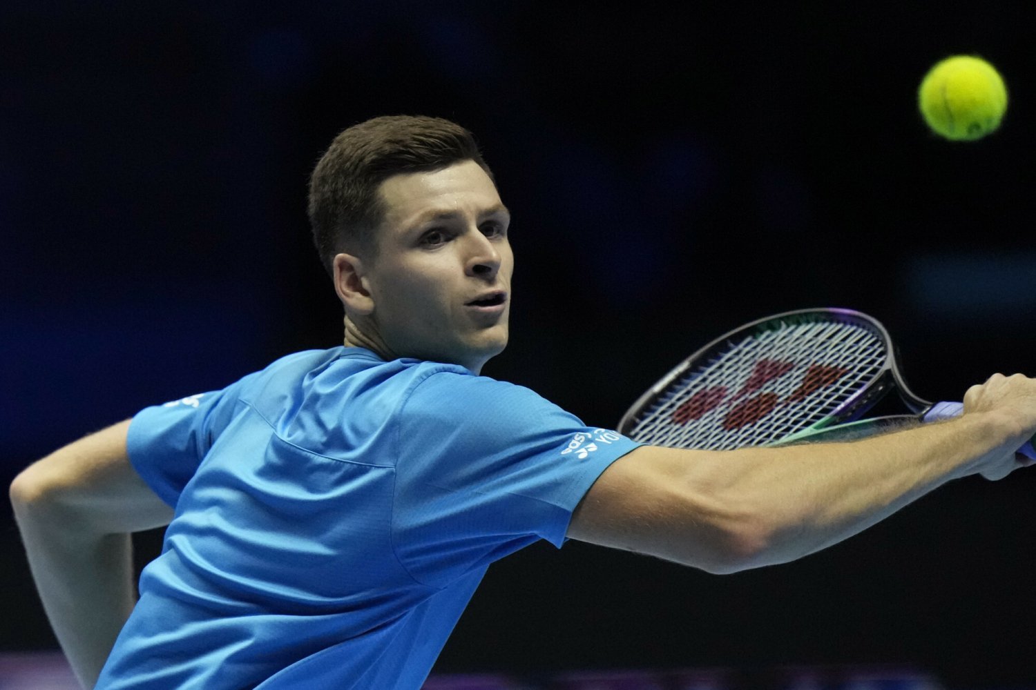 Hubert Hurkacz dobrze rozpoczął mecz z Daniiłem Miedwiediewem, ale przegrał starcie ATP Finals