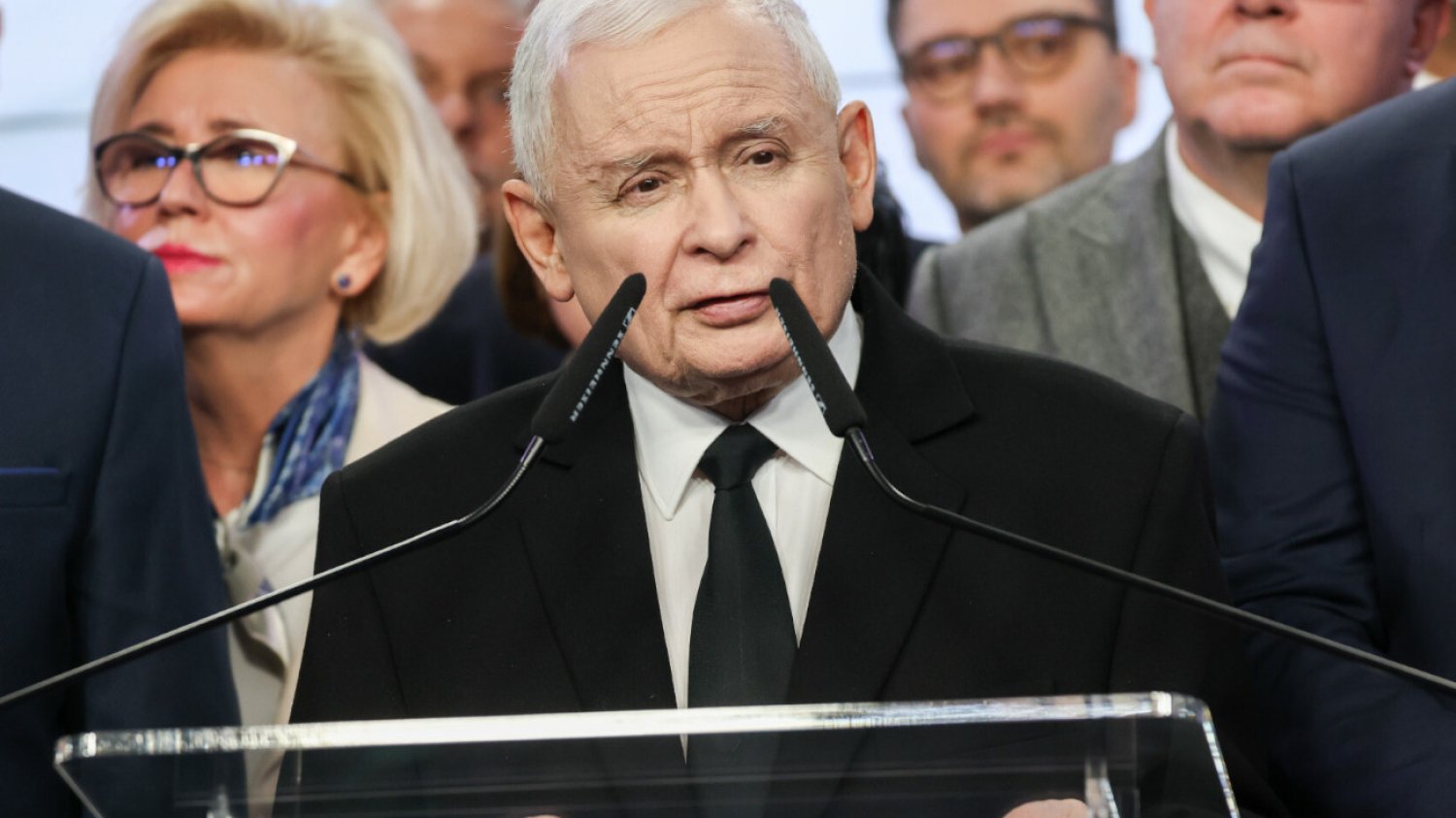 nowy sondaż Jarosław Kaczyński