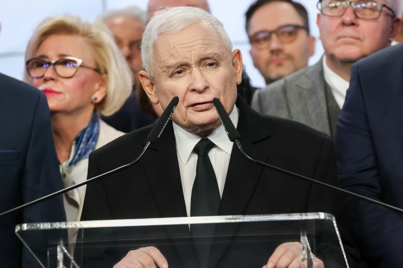 nowy sondaż Jarosław Kaczyński