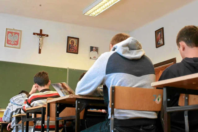Lekcja religii w jednej ze szkół. Episkopat domaga się wprowadzenia tego przedmiotu na maturze.