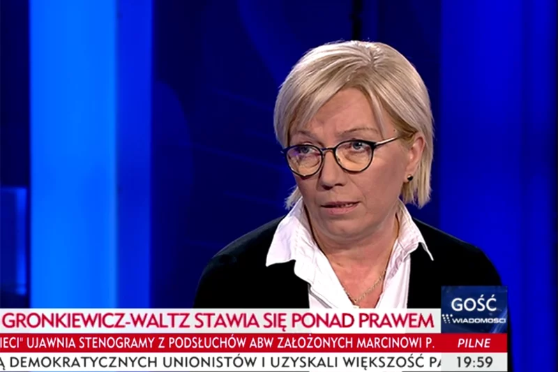 Julia Przyłębska z Trybunału Konstytucyjnego udzieliła wywiadu TVP Info.