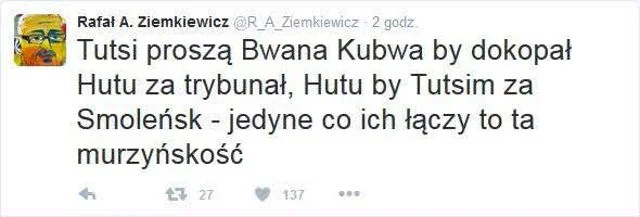 Rafał Ziemkiewicz nazywa prezydenta Obamę Bwana Kubwa?