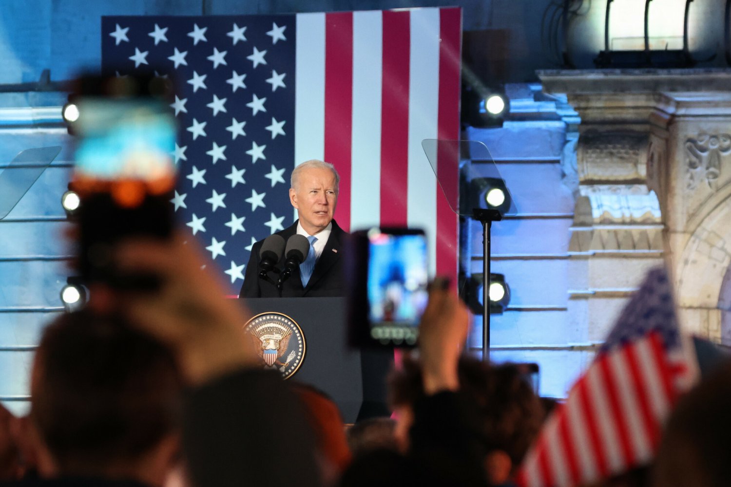 Urszula Pasławska z PSL o wizycie prezydenta USA Joe Bidena w Warszawie.