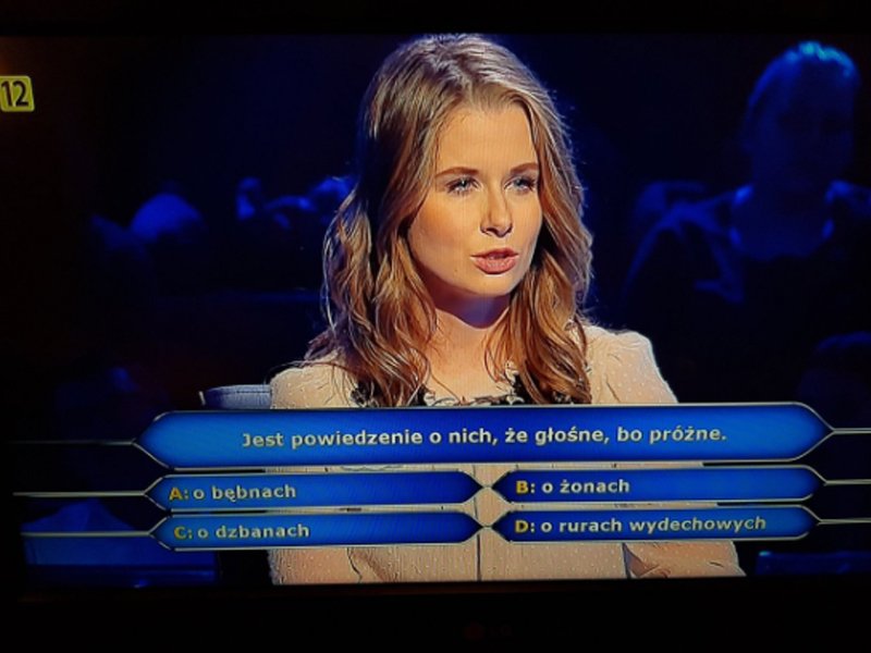 Pani Elżbieta miała problem już z pierwszym pytaniem w "Milionerach", a koła ratunkowe skończyły się przy trzecim pytaniu.
