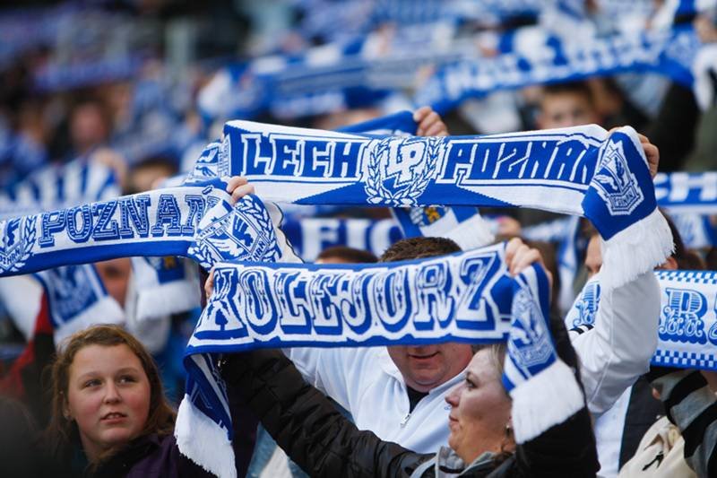 Kibice Lecha w trakcie jednego z meczów
