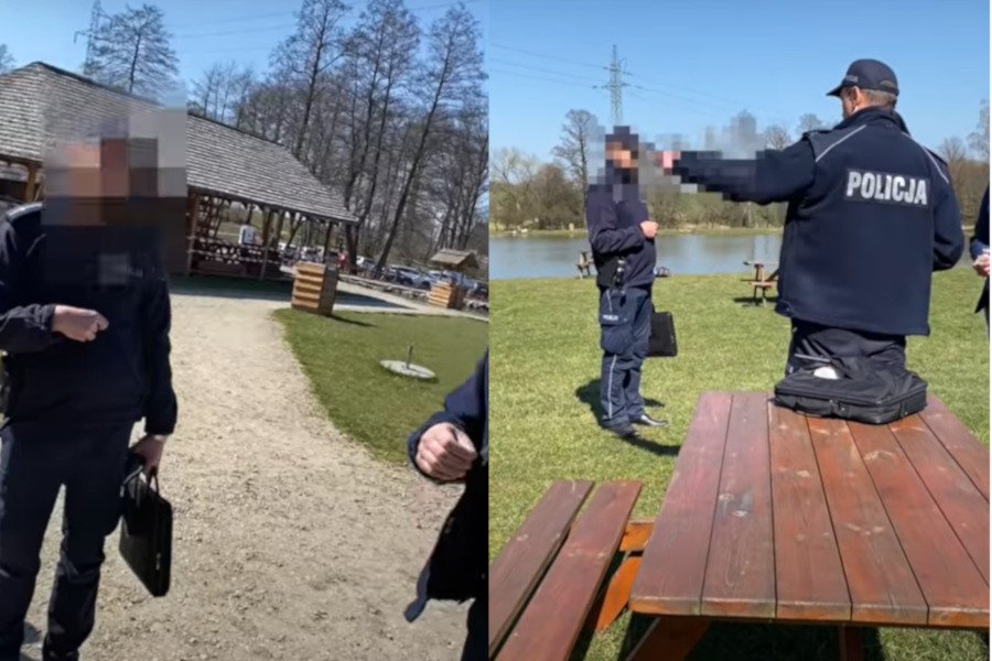 Policjanci przeprowadzili kuriozalną interwencję w smażalni ryb w Mikołowie