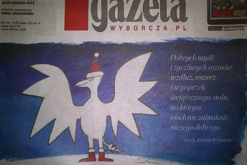 Życzenia świąteczne w "Gazecie Wyborczej"