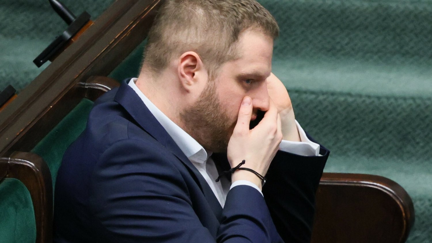 Politycy PiS wymownie ws. Wojciechowskiej van Heukelom. Na zdjęciu Janusz Cieszyński.