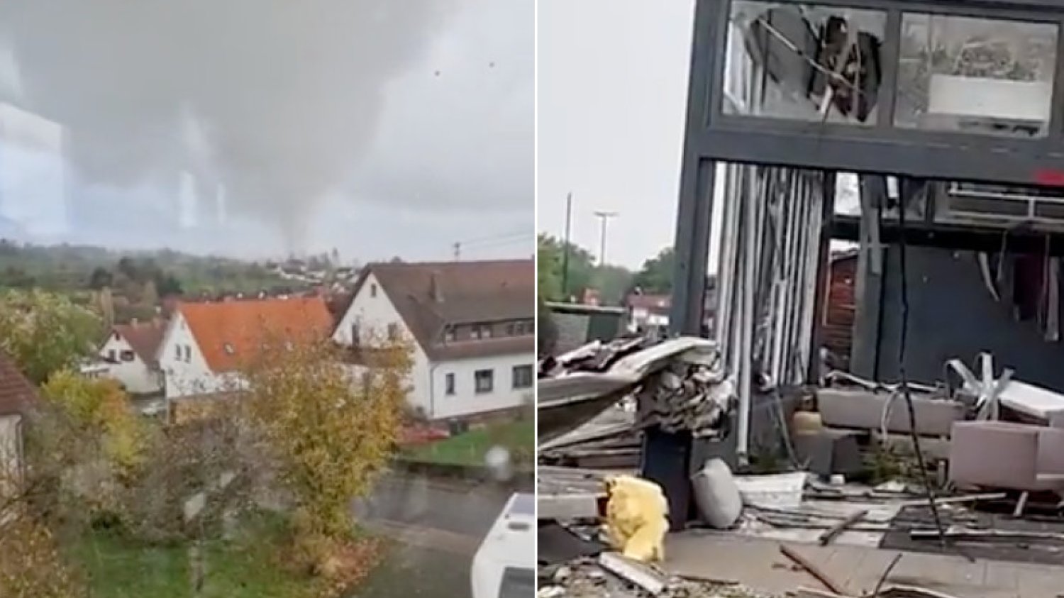 Na zachodzie Niemiec przeszła 70-metrowa trąba powietrzna