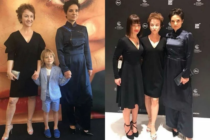 Ekipa "Fugi" na Festiwalu Filmowym w Cannes. Pojawili się m.in. Agnieszka Smoczyńska, Gabriela Muskała i Iwo Raj