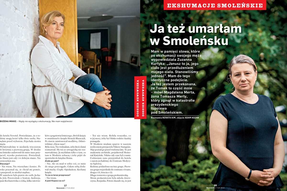 Bożena Mikke i Magdalena Merta opowiadają o swoich przeżyciach po katastrofie smoleńskiej