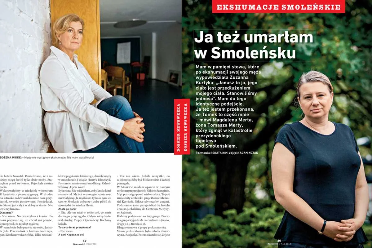 Bożena Mikke i Magdalena Merta opowiadają o swoich przeżyciach po katastrofie smoleńskiej