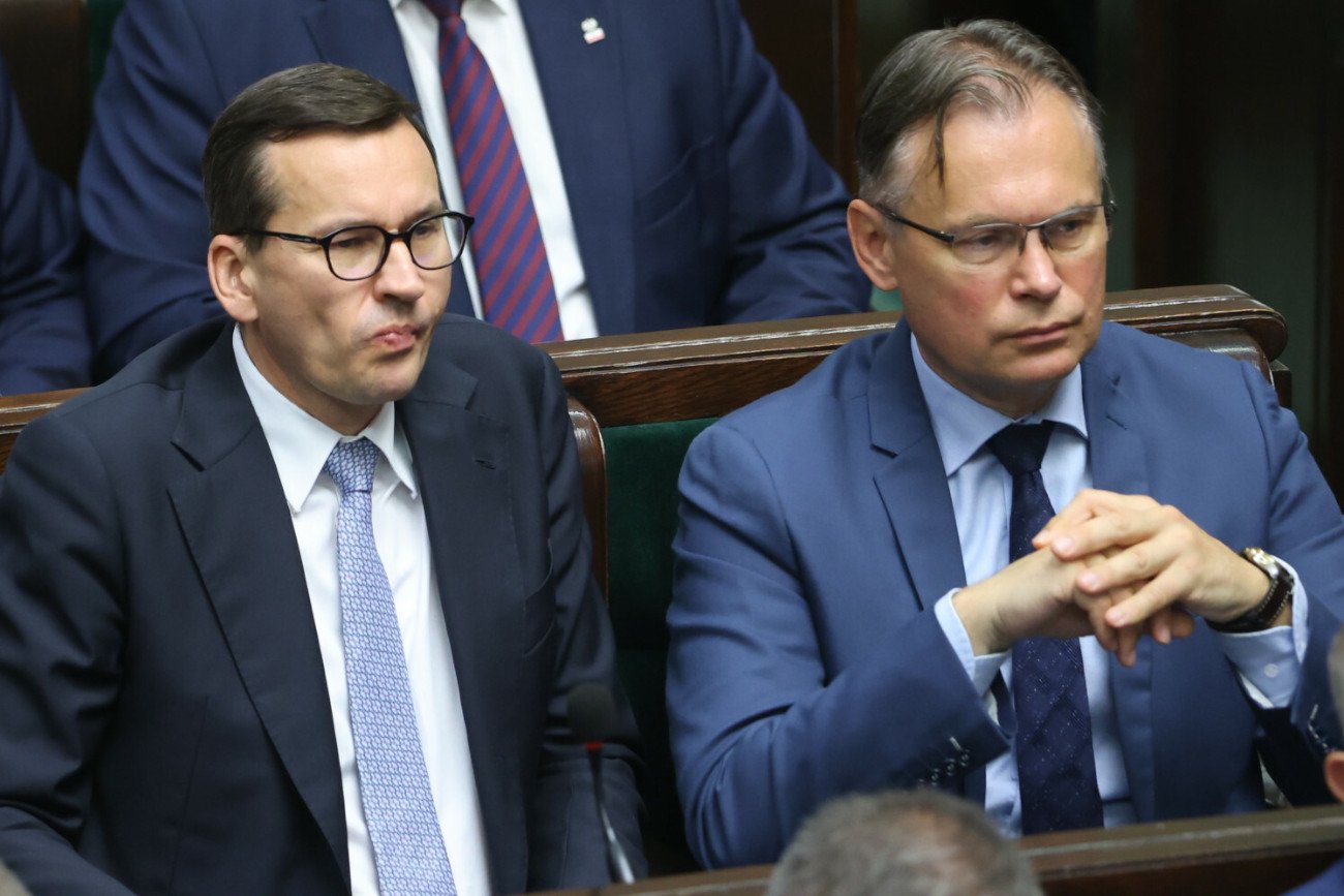 Mateusz Morawiecki i Arkadiusz Mularczyk