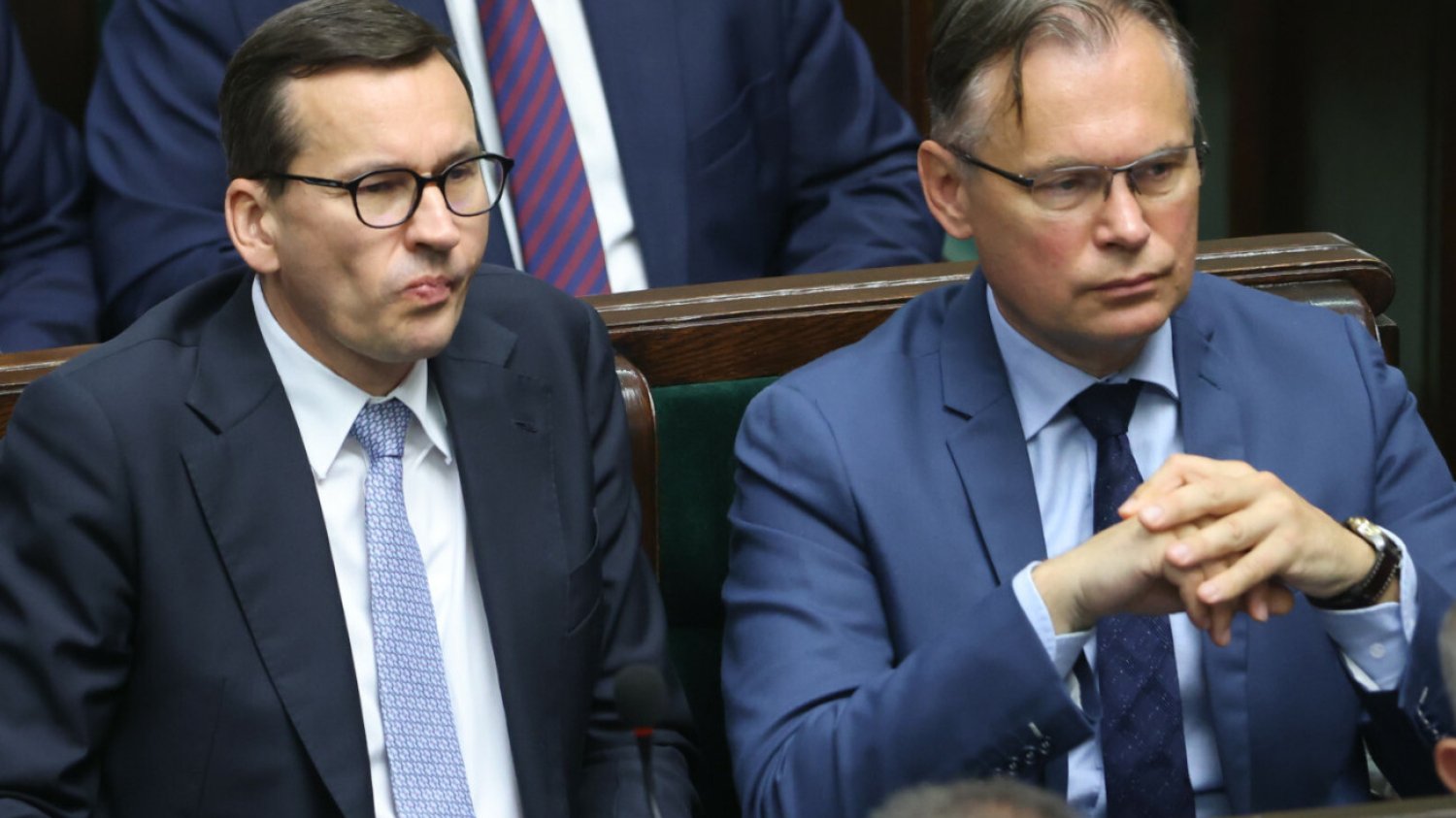 Mateusz Morawiecki i Arkadiusz Mularczyk