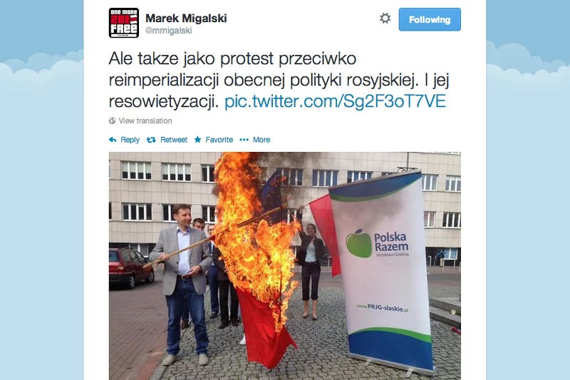 Jacek Migalski nie daje o sobie zapomnieć. Europoseł uczcił okrągłą rocznicę Polski w UE.