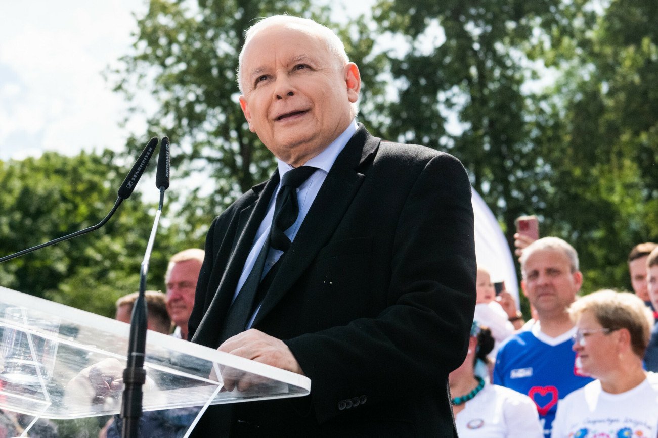 Kaczyński podczas spotkania z mieszkańcami Chełmu straszył zakazem grzybobrania
