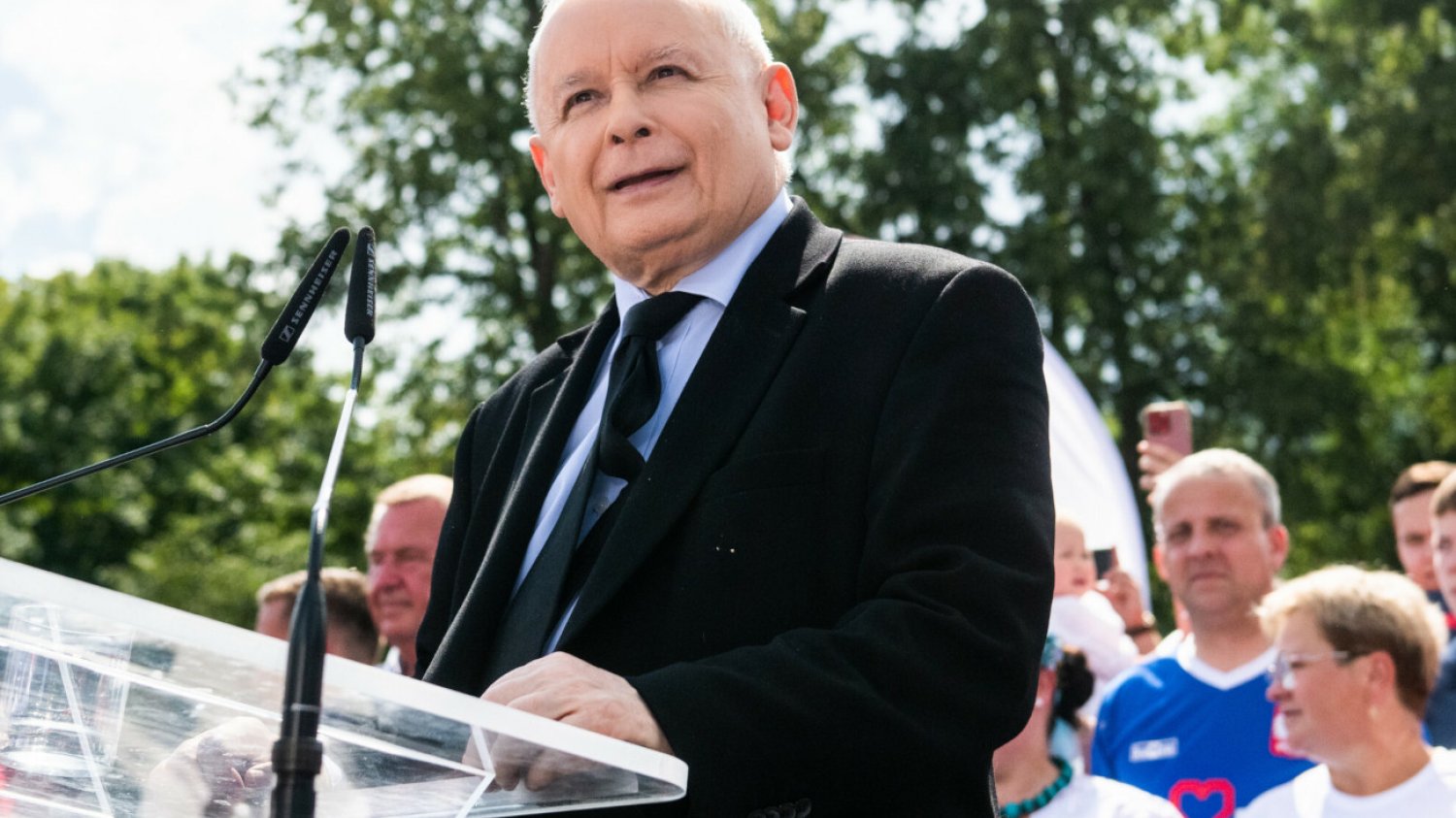 Kaczyński podczas spotkania z mieszkańcami Chełmu straszył zakazem grzybobrania