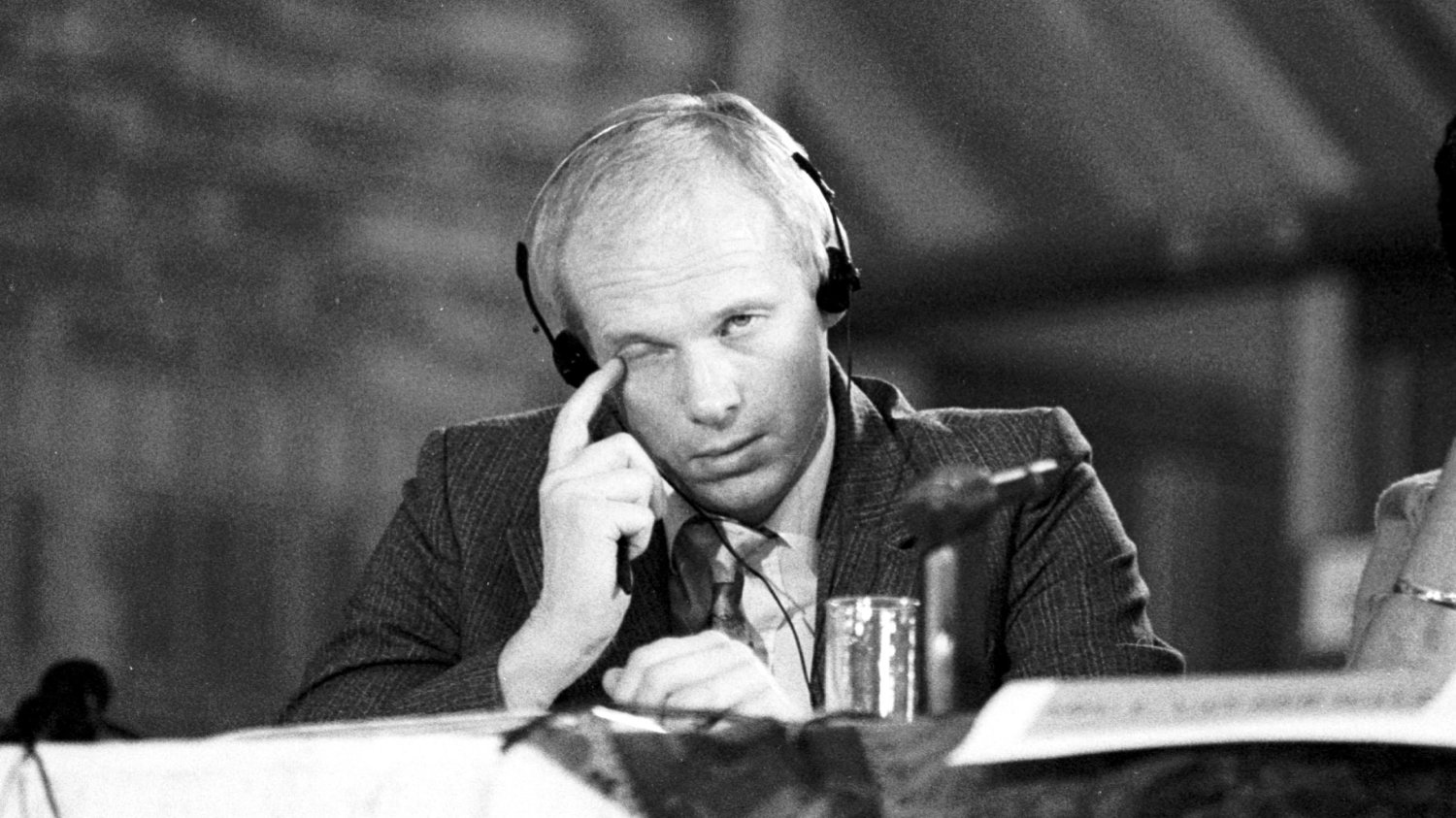 Janusz Waluś do dzisiaj siedzi w więzieniu w RPA. Na zdjęciu w trakcie przesłuchania w Pretorii w 1993 roku.
