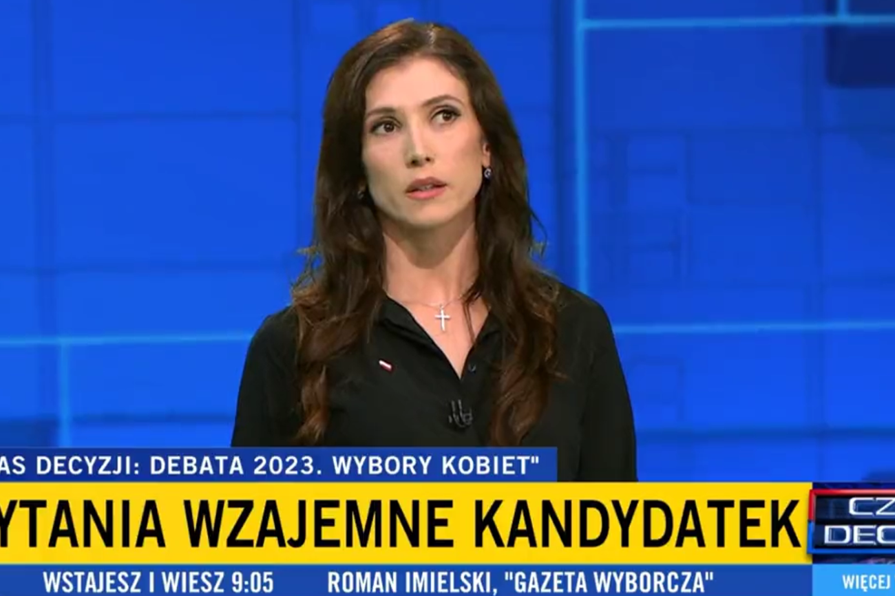 Ewa Zajączkowska-Hernik z Konfederacji obraziła na wizji posłankę Aleksandrę Gajewską z KO. Tak się "tłumaczy"