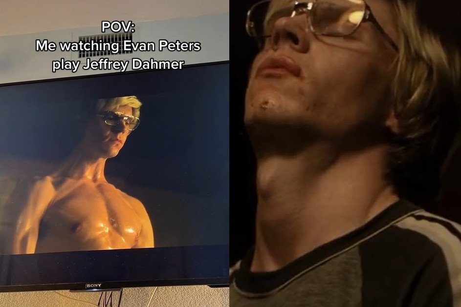 Evan Peters jako Jeffrey Dahmer na TikToku