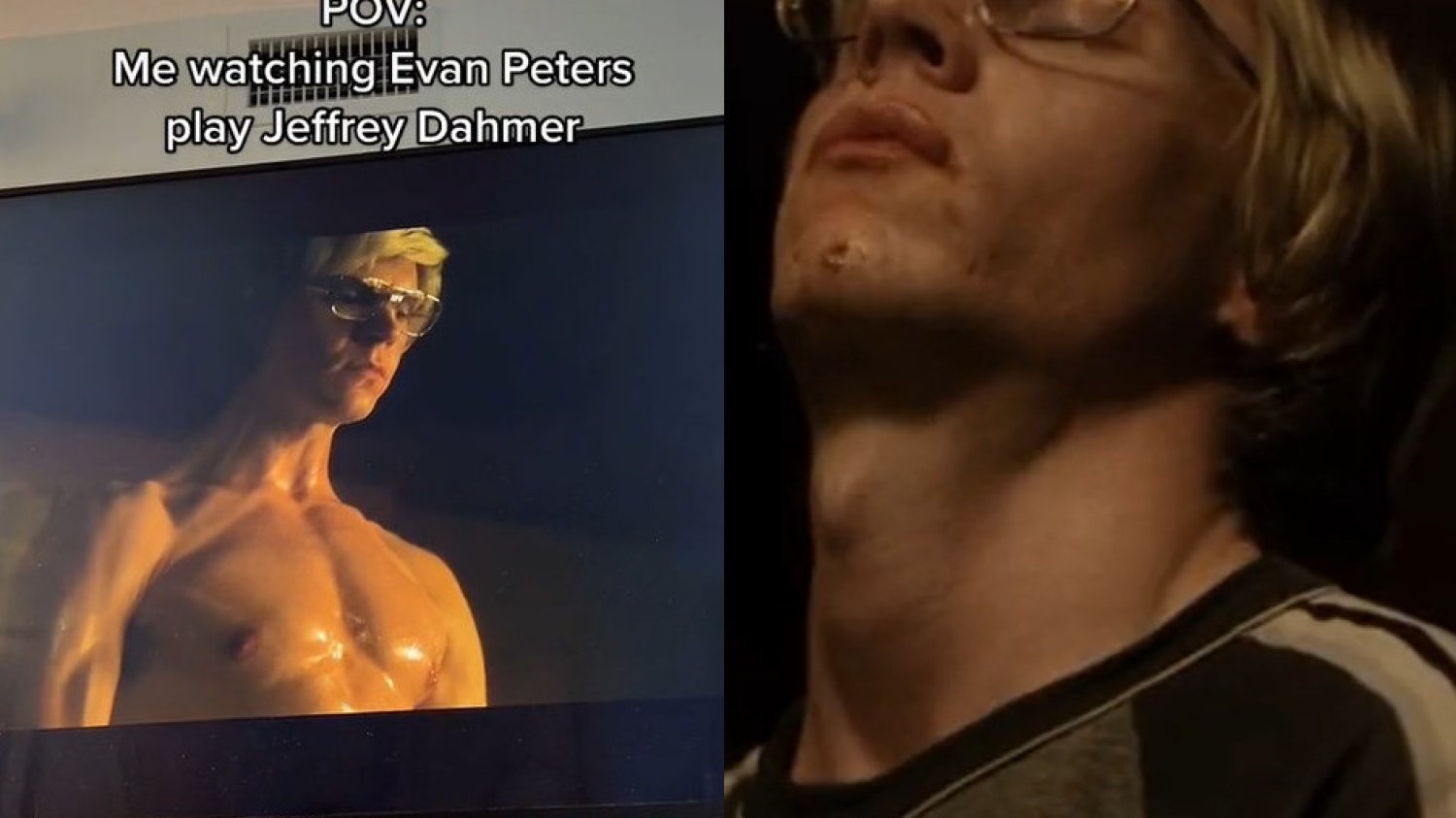 Jeffrey Dahmer na TikToku, obsesja na punkcie seryjnych morderców Evan Peters jako Jeffrey Dahmer na TikToku