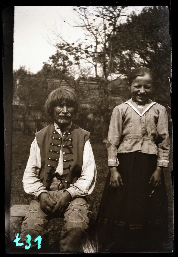 Gazda w Druszlaku, Rychwałd, pow. Gorlice, 1929.