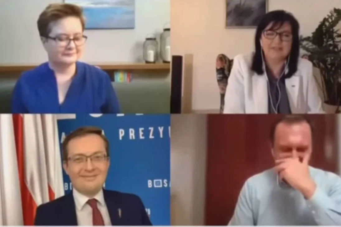 Tomasz Trela (Lewica) nie mógł wytrzymać, gdy posłanka Urszula Rusecka (PiS) zachwalała rap Andrzeja Dudy