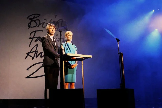 BFA 2011. Prowazący George Lamb i Lauren Laverne.