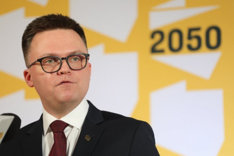 Sondaż: Polska 2050 Hołowni wygrywa wybory.