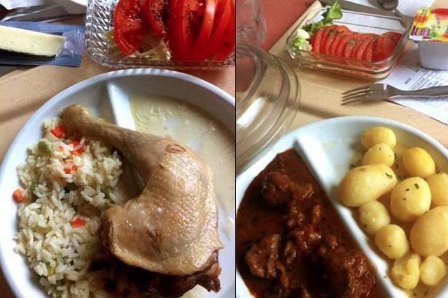 Dania podawane w publicznym szpitalu w Saint Cloud