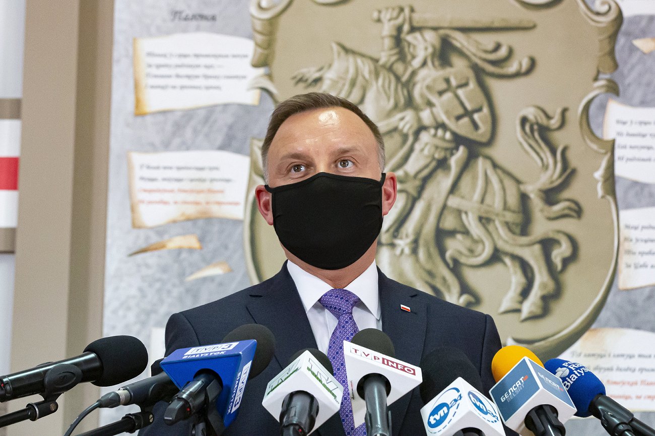 Prezydent Andrzej Duda w Bielsku Podlaskim skrytykował próby skłócania Polaków z przedstawicielami mniejszości białoruskiej. Prezydent Andrzej Duda w Bielsku Podlaskim.